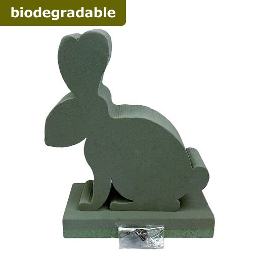 3D Standing Rabbit (20cm x 35cm x 43cm) (Bio Foam)