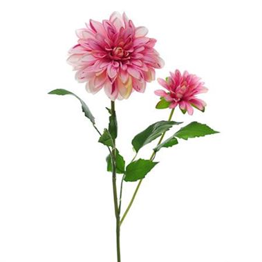 Artificial Dahlia Spray 2 Tone Pink | Wholesale Silk Flowers & Florist ...