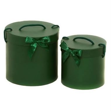 Green hot sale hat box